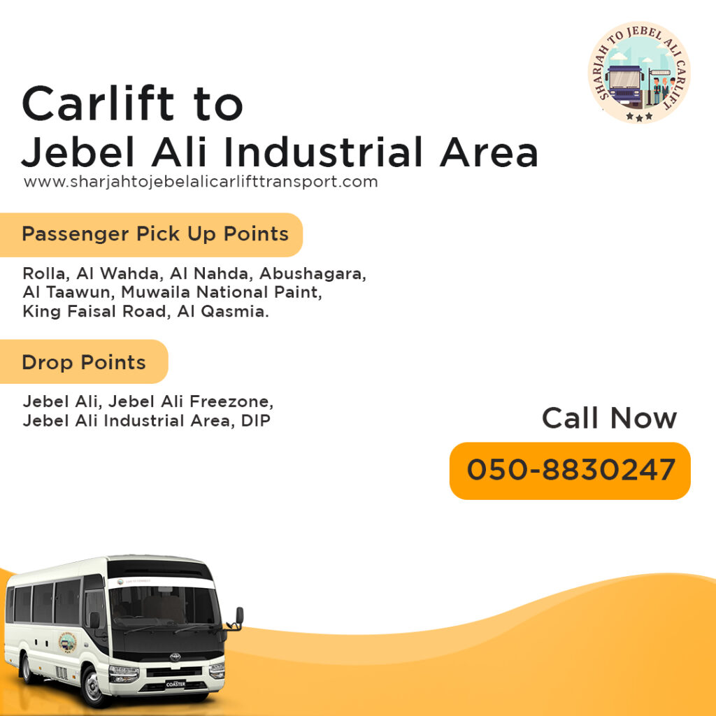 Sharjah to Jebel Ali carlift